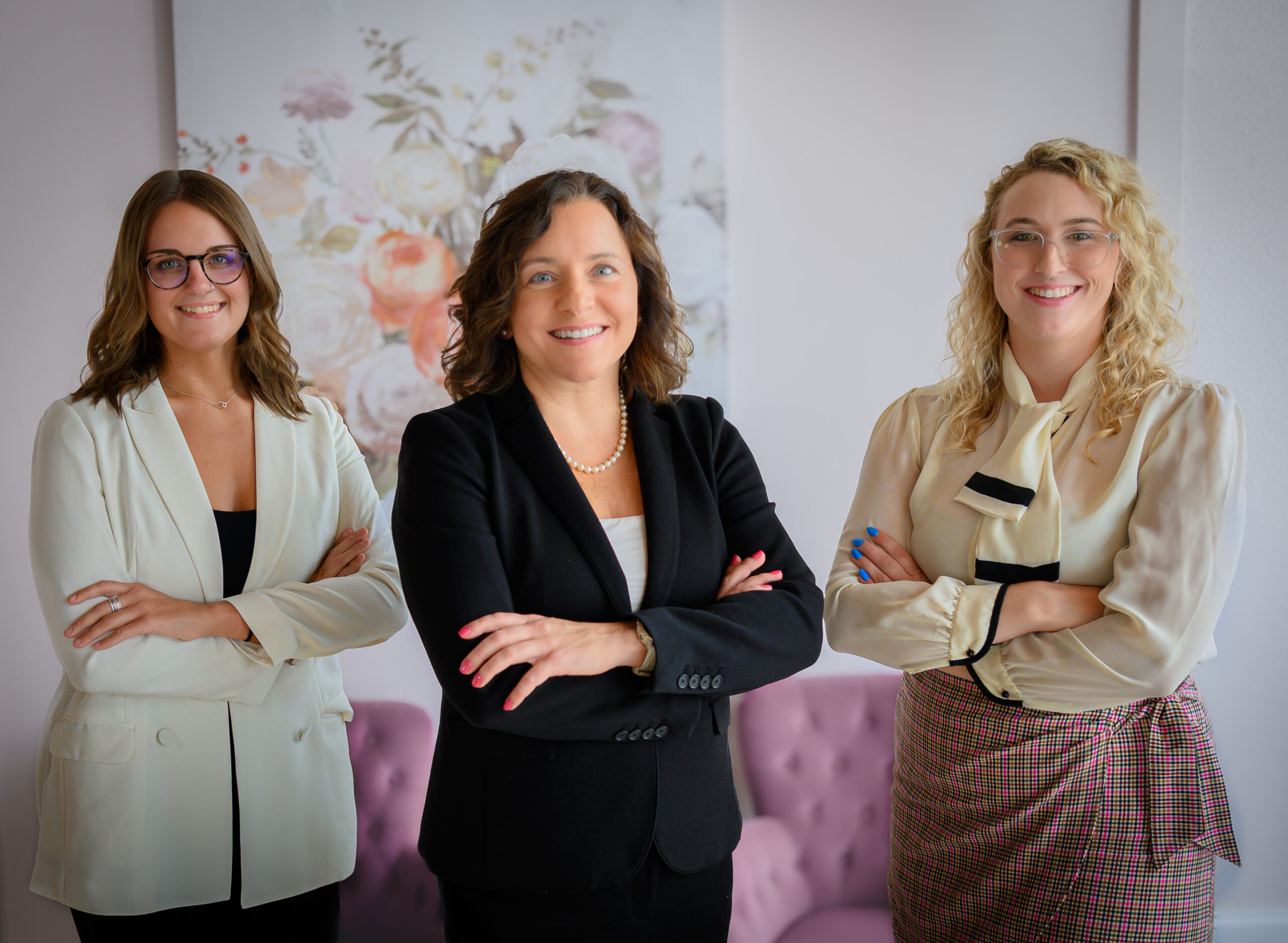 Rebecca Reinhardt and team at the law office